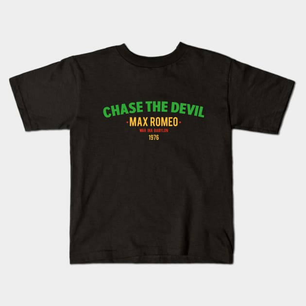 Chase the Devil: Max Romeo's Timeless Reggae Revelation Kids T-Shirt by Boogosh